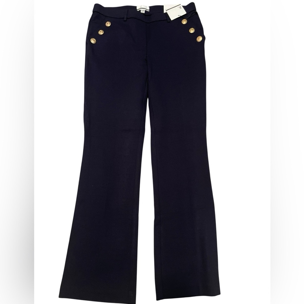 Jules & Leopold Navy Sailor Pants with Gold Buttons